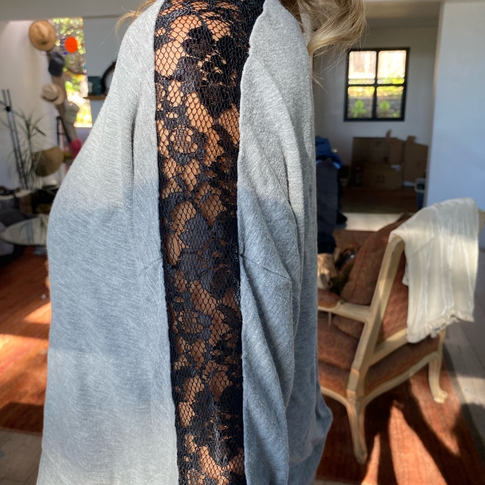 Ella Moss Heather Gray Top